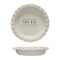 Hello Honey® White 11.25" Round Stoneware Pie Dish